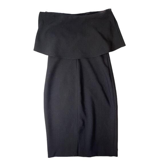 Likely Driggs Strapless Bodycon Black Midi Dress Size 2 - Picture 5 of 12